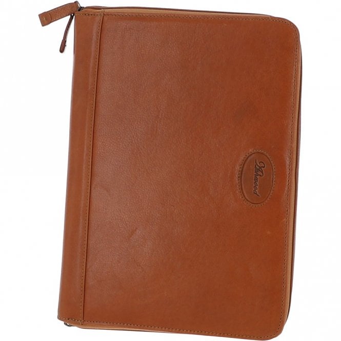 Ashwood Leather Ashwood Hi Veg Leather Tablet Holder And A4 Sleeve Section Tempo Tan : 8141