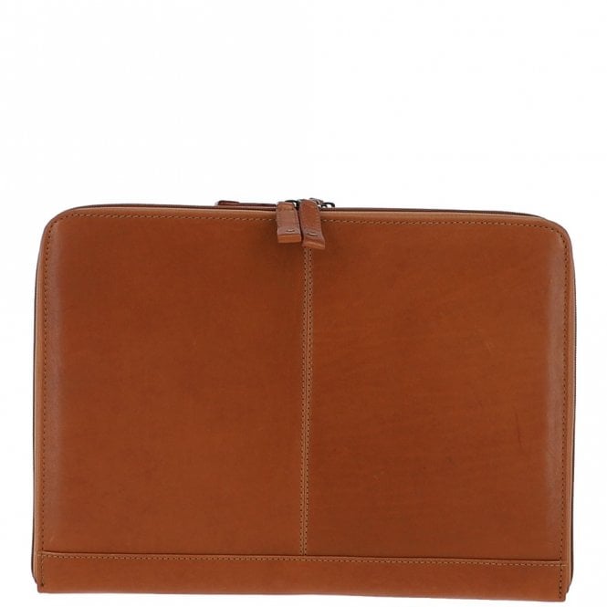 Ashwood Leather Ashwood Hi Veg Leather Tablet Holder And A4 Sleeve Section Tempo Tan : 8141