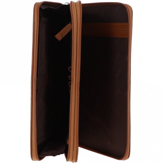 Ashwood Leather Ashwood Hi Veg Leather Tablet Holder And A4 Sleeve Section Tempo Tan : 8141