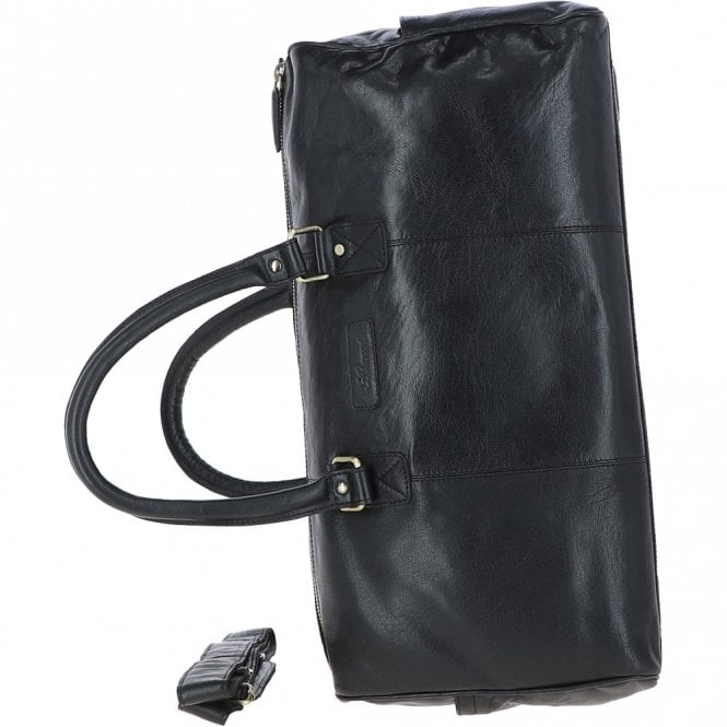 Ashwood Leather Ashwood Large Leather Holdall Black : G-30