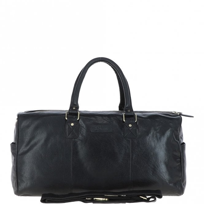 ashwood leather Ashwood Large Leather Holdall Black : G-30