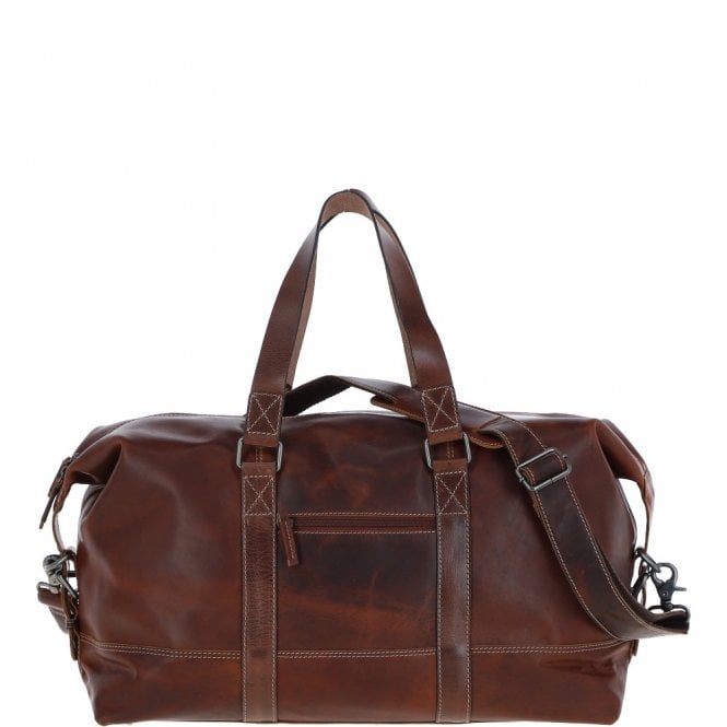 Ashwood Leather Ashwood Large Leather Holdall – Brown: FE-01