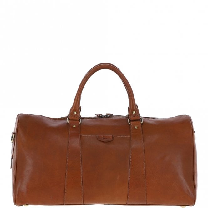 Ashwood Leather Ashwood Large Leather Holdall – Honey: T-77