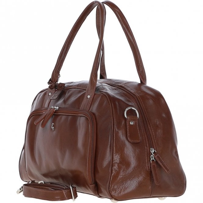 Ashwood Leather Ashwood Large Leather Holdall Travel Bag Bridge: 10973