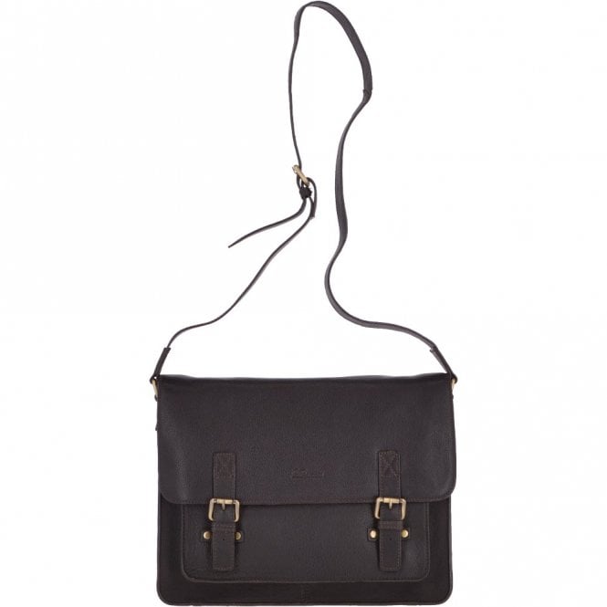 ashwood leather 14 Inch Leather Satchel Brown : Josh