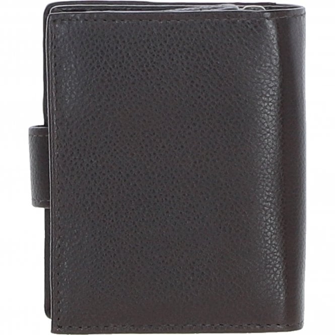 Ashwood Leather Ashwood Leather And Harris Tweed Three Compartment Wallet Brown/Green: TW-12-09-BG