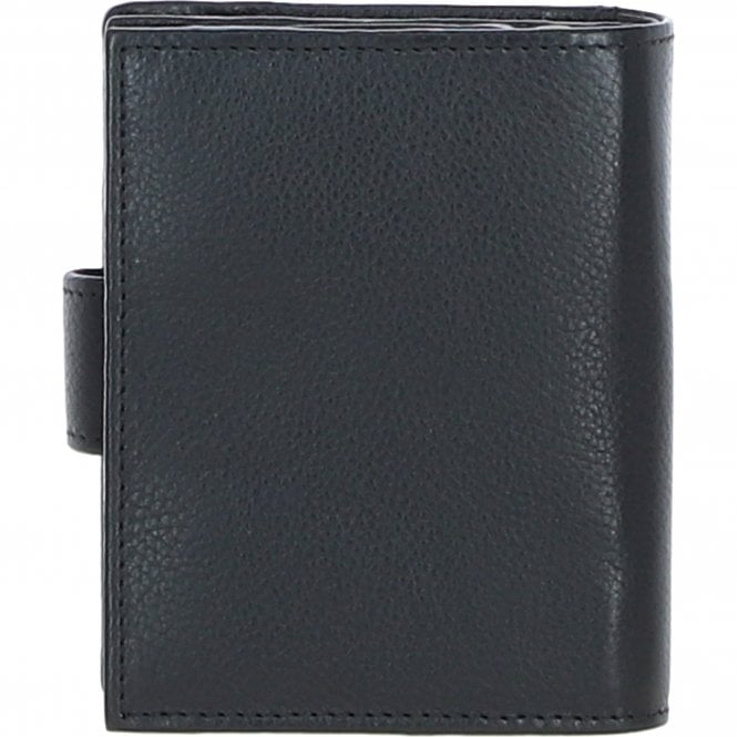 Ashwood Leather Ashwood Leather And Harris Tweed Three Compartment Wallet Black/Watch: TW-12-03-BW