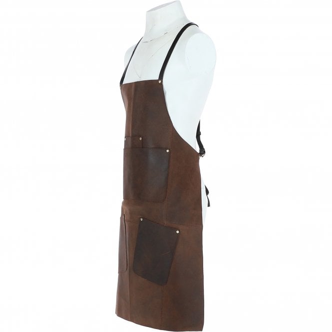 Ashwood Leather Ashwood Leather Apron Brown: Apron 3