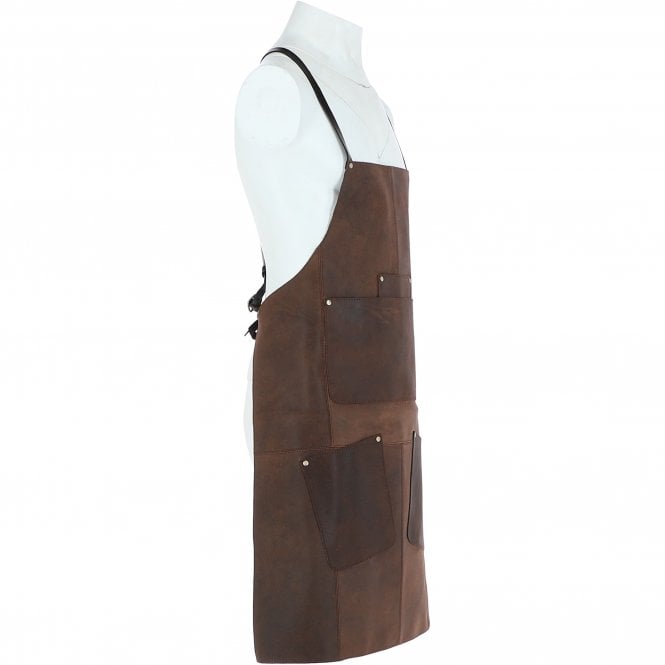 Ashwood Leather Ashwood Leather Apron Brown: Apron 3