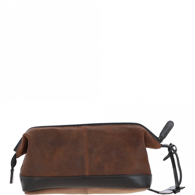 Ashwood Leather Ashwood Leather Wash Bag Brown: LOU