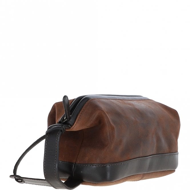 Ashwood Leather Ashwood Leather Wash Bag Brown: LOU