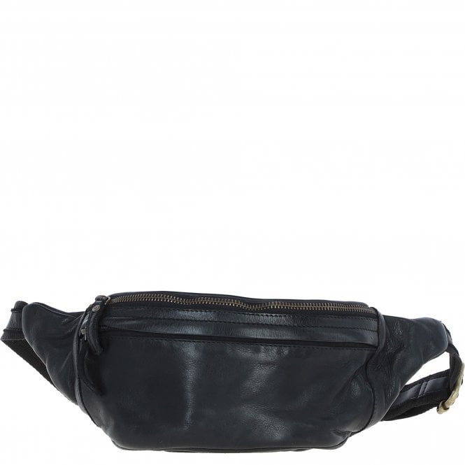 ashwood leather Ashwood Unisex Bum Bag Black: D-102