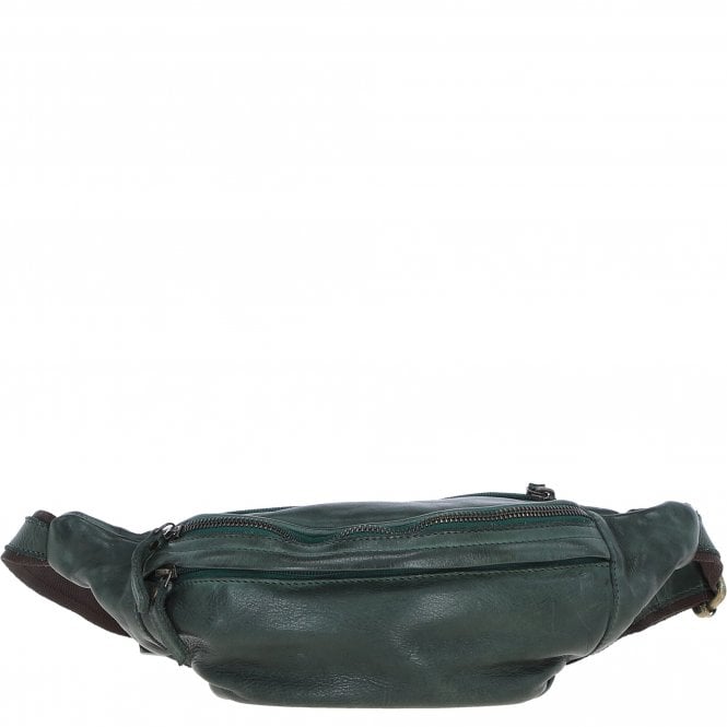 ashwood leather Ashwood Unisex Bum Bag Green: D-102