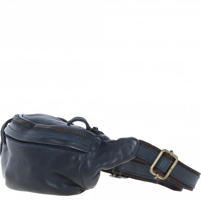 Ashwood Leather Ashwood Unisex Bum Bag Navy: D-102