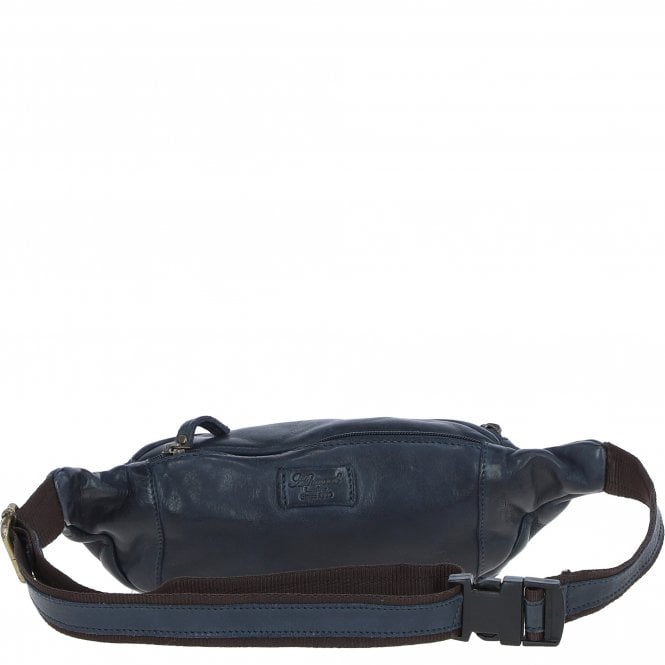 Ashwood Leather Ashwood Unisex Bum Bag Navy: D-102