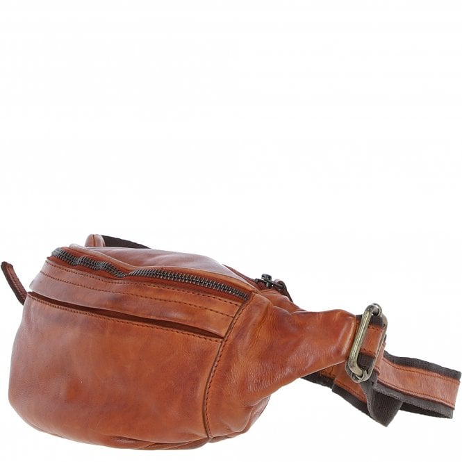 Ashwood Leather Ashwood Unisex Bum Bag Tan: D-102