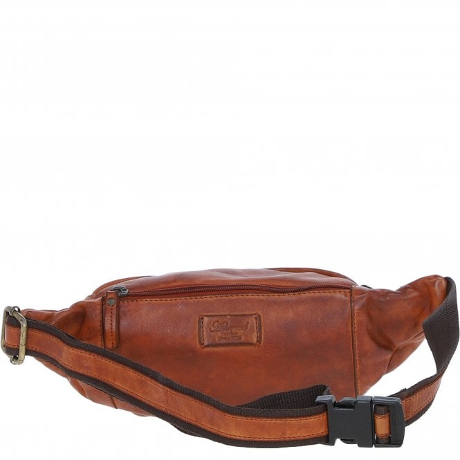 Ashwood Leather Ashwood Unisex Bum Bag Tan: D-102