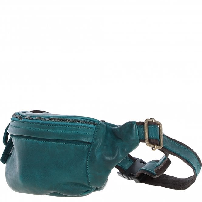 Ashwood Leather Ashwood Unisex Bum Bag Teal: D-102