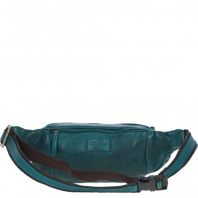 Ashwood Leather Ashwood Unisex Bum Bag Teal: D-102