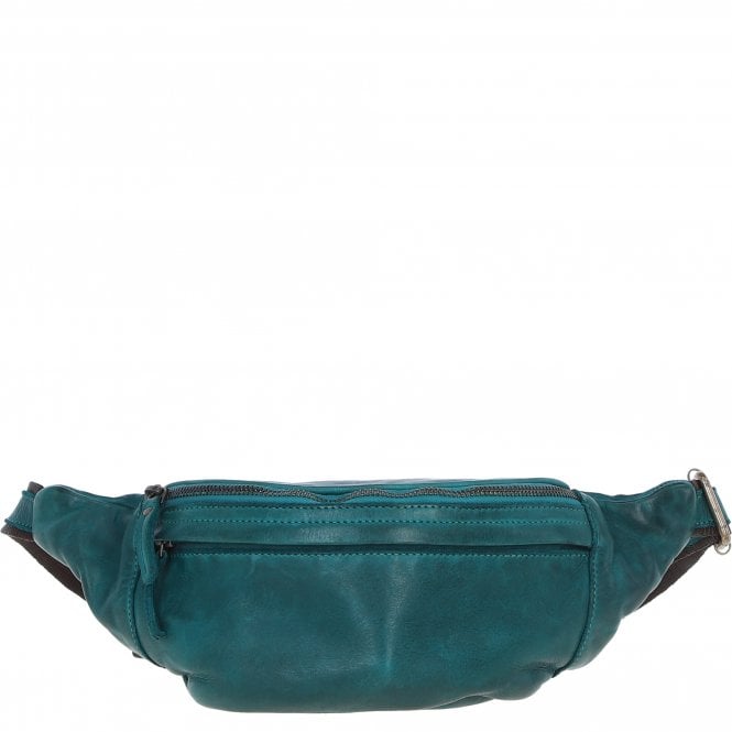 ashwood leather Ashwood Unisex Bum Bag Teal: D-102 ashwood leather Ashwood Unisex Bum Bag Teal: D-102