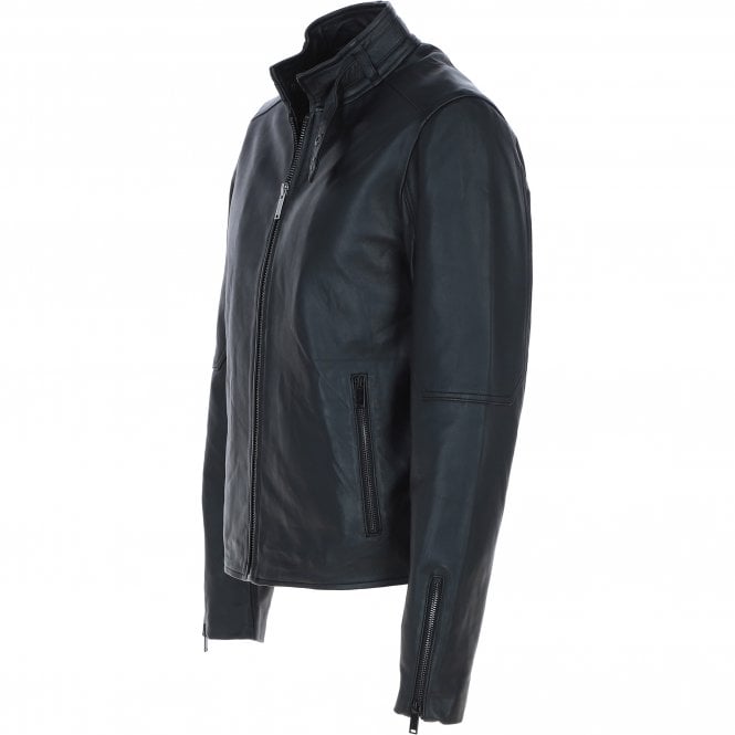 Ashwood Leather Ashwood Leather Biker Jacket Black: AWM-Charli