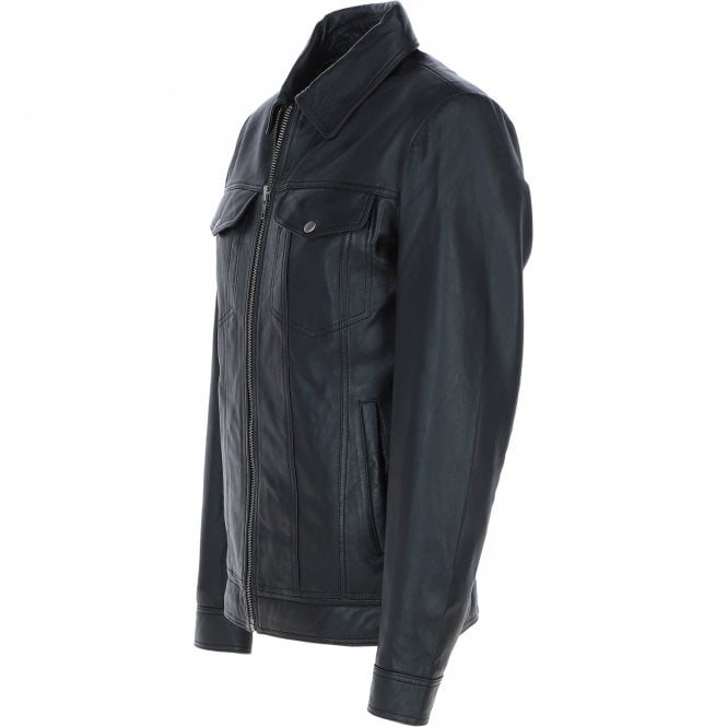 Ashwood Leather Ashwood Leather Bomber Jacket Black: 1896 | Becks
