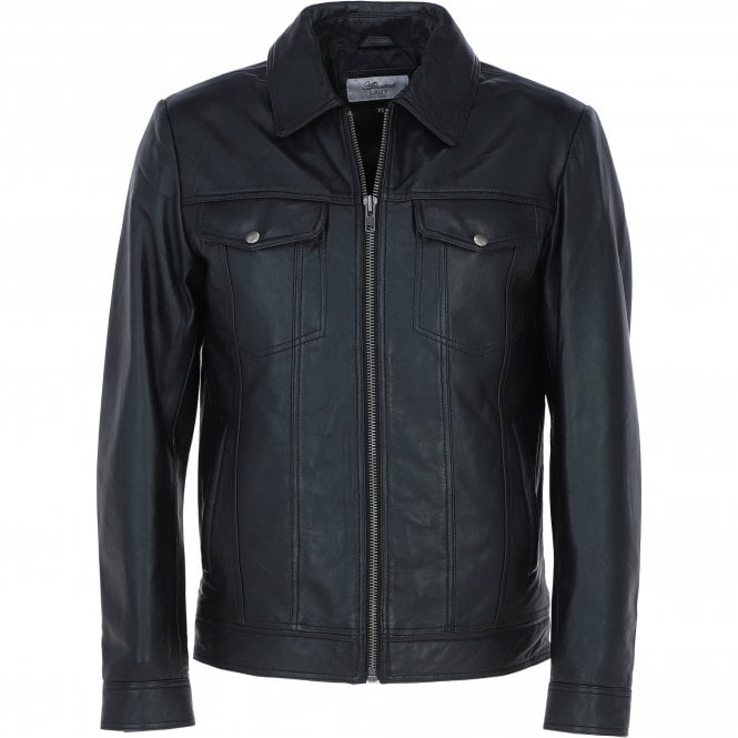 ashwood leather Ashwood Leather Bomber Jacket Black: 1896 | Becks