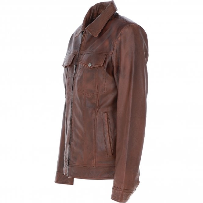 Ashwood Leather Ashwood Leather Bomber Jacket Tan: 1896 | Becks