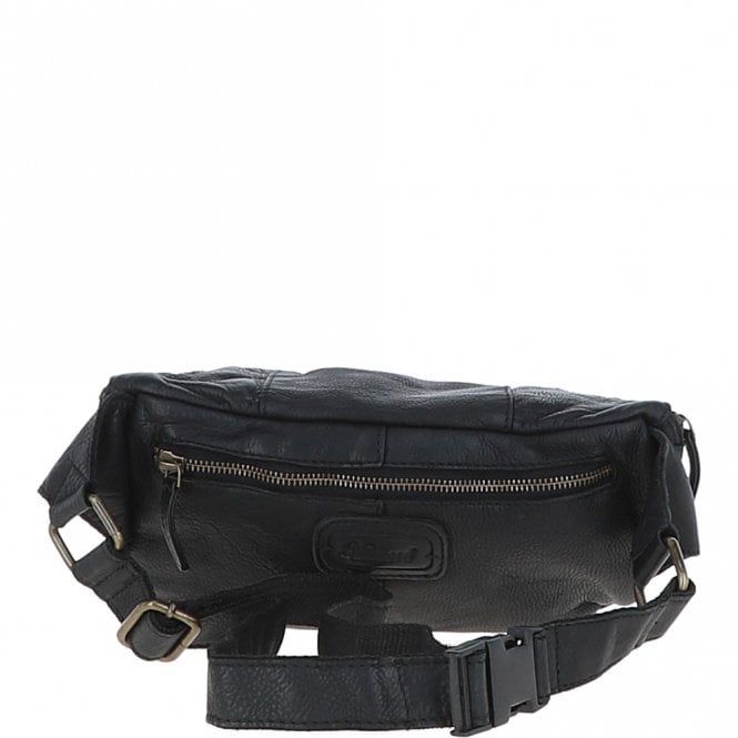 Ashwood Leather Ashwood Leather Bum Bag Black: ERWIN