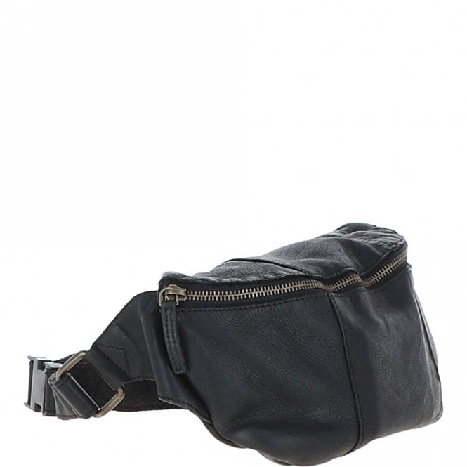 Ashwood Leather Ashwood Leather Bum Bag Black: ERWIN