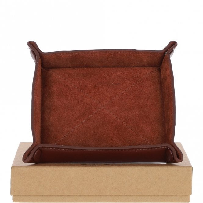 ashwood leather Ashwood Leather Coin Tray Chestnut: GS-1295