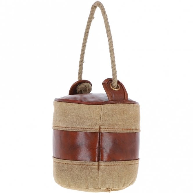 Ashwood Leather Ashwood Leather Cotton Door Stopper Brown: KI-026