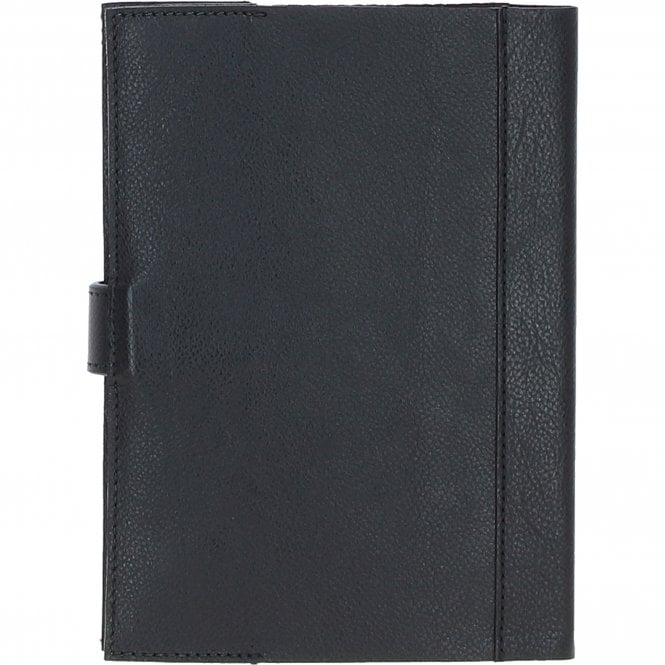 Ashwood Leather Ashwood Leather & Harris Tweed A5 Notebook Black/Green/Red: TW-19-07-BR