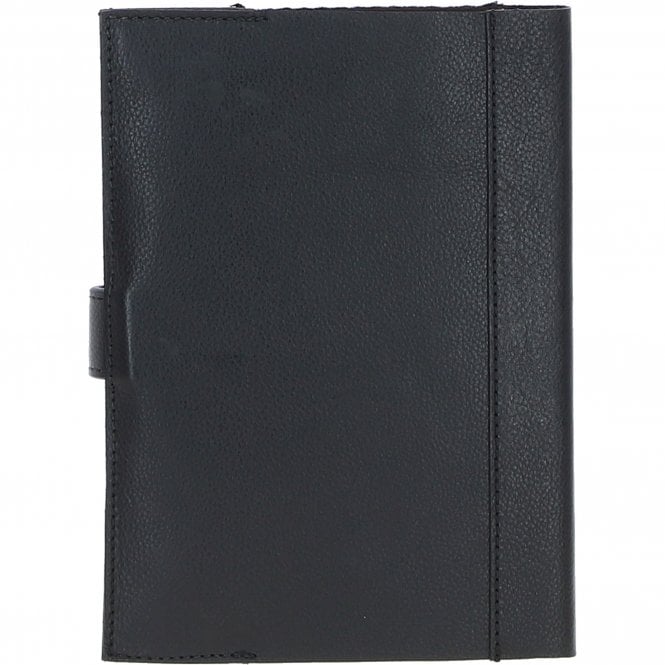 Ashwood Leather Ashwood Leather & Harris Tweed A5 Notebook Black/Watch: TW-19-03-BW