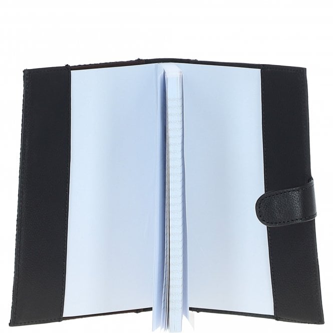 Ashwood Leather Ashwood Leather & Harris Tweed A5 Notebook Black/Watch: TW-19-03-BW