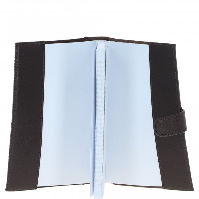 Ashwood Leather Ashwood Leather & Harris Tweed A5 Notebook Brown/Mcload: TW-19-01-BM