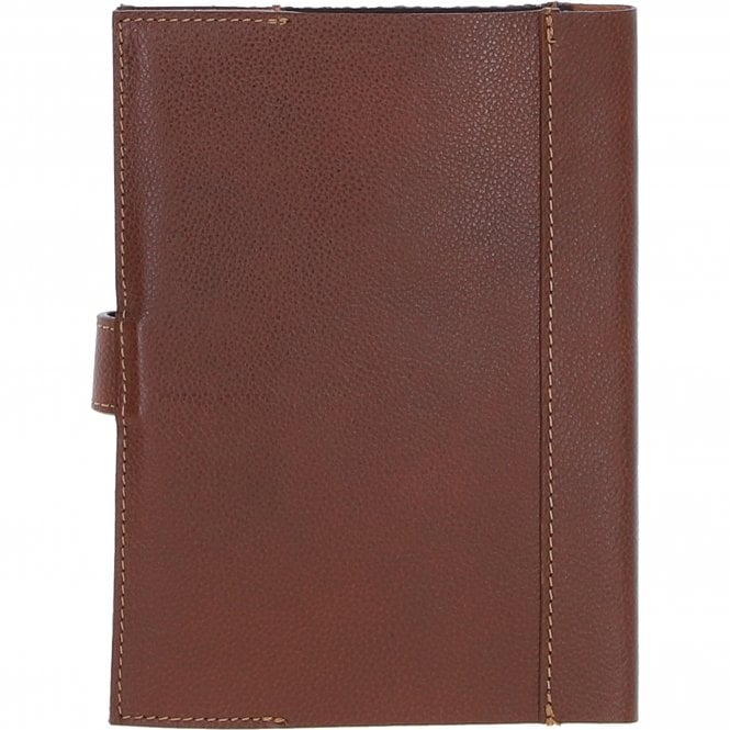Ashwood Leather Ashwood Leather & Harris Tweed A5 Notebook Tan/Mcload: TW-19-02-TM