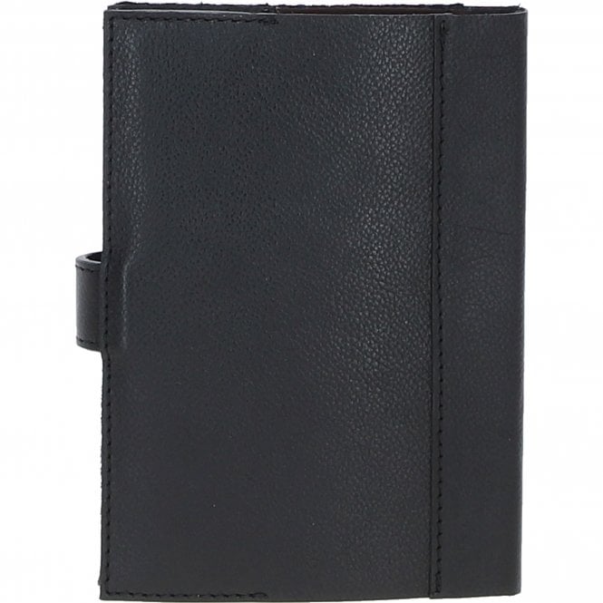 Ashwood Leather Ashwood Leather & Harris Tweed A6 Notebook Black/Watch: TW-18-03-BW