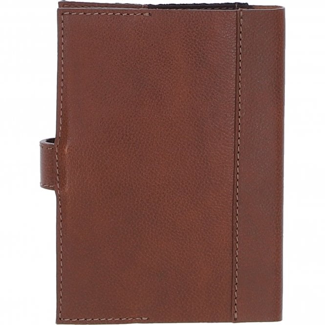 Ashwood Leather Ashwood Leather & Harris Tweed A6 Notebook Tan/Watch: TW-18-04-TW