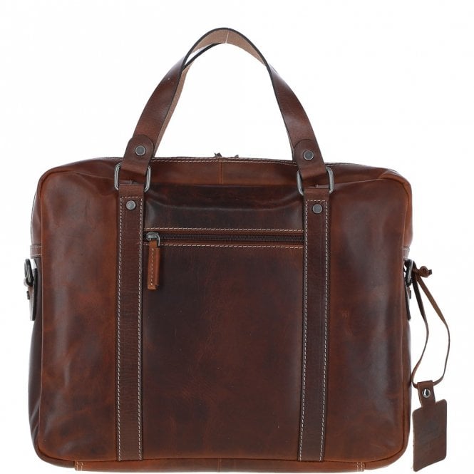 Ashwood Leather Ashwood Leather Laptop Work Bag – Brown: FE-05
