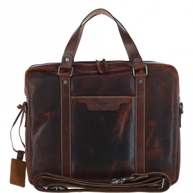 ashwood leather Ashwood Leather Laptop Work Bag – Brown: FE-05