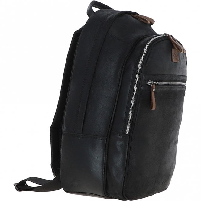 Ashwood Leather Leather Backpack Black: 4555 TFC