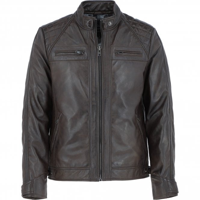 ashwood leather Leather Biker Jacket Nevada : Bronx
