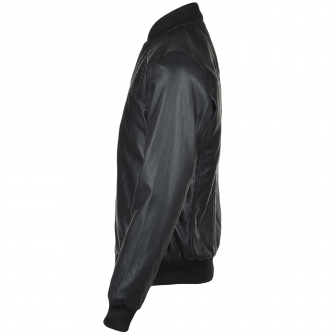 Ashwood Leather Leather Bomber Jacket Black : Danny