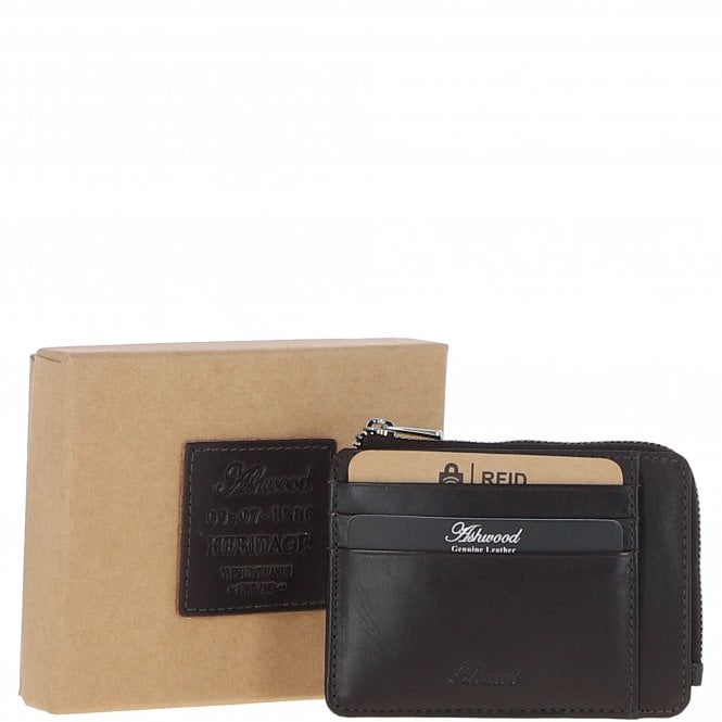 ashwood leather Leather Card Holder Brown: 1275-VT