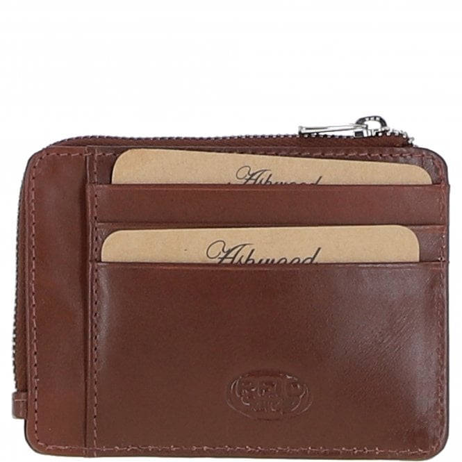 Ashwood Leather Leather Card Holder Tan: 1275-VT