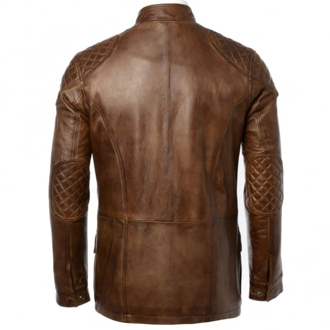 Ashwood Leather Leather Coat Nevada Timber : Brontes