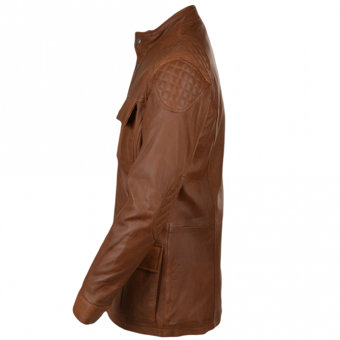 Ashwood Leather Leather Coat Tan : Brontes