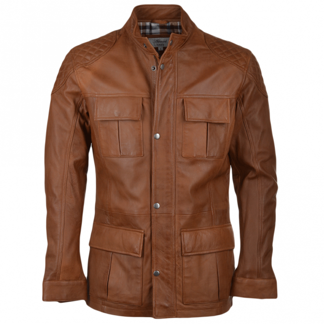 ashwood leather Leather Coat Tan : Brontes