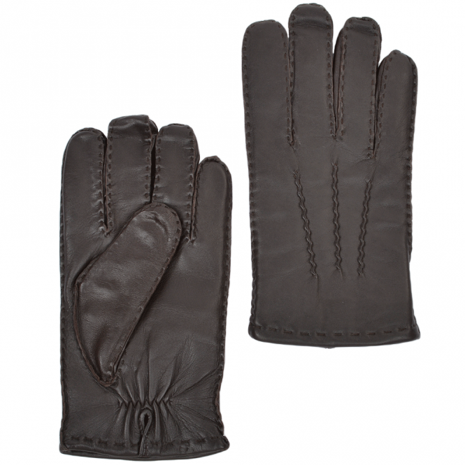 ashwood leather Leather Gloves Mid Brown : 710